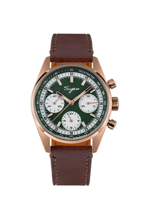 Relógio Sugess Grand Tourer Racing Green Cronógrafo Mecânico Verde