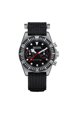 Relógio Mergulhador Automático Seestern Night Ops Black Masculino