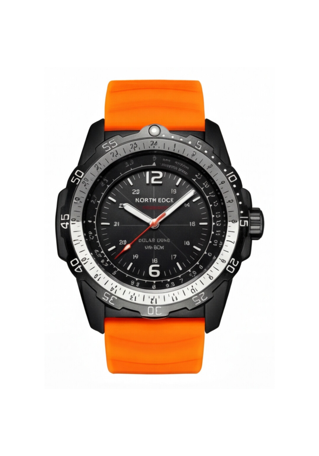 Relógio North Edge Evoque 2 Laranja Smartwatch Militar Masculino