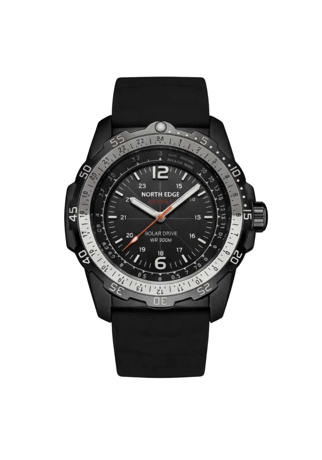Relógio North Edge Evoque 2 Preto Smartwatch Militar Masculino