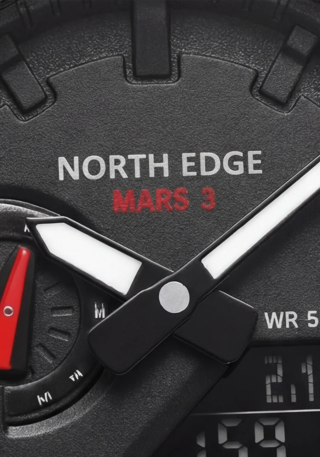 Relógio North Edge MARS 3 - Prova D'água — foto 6