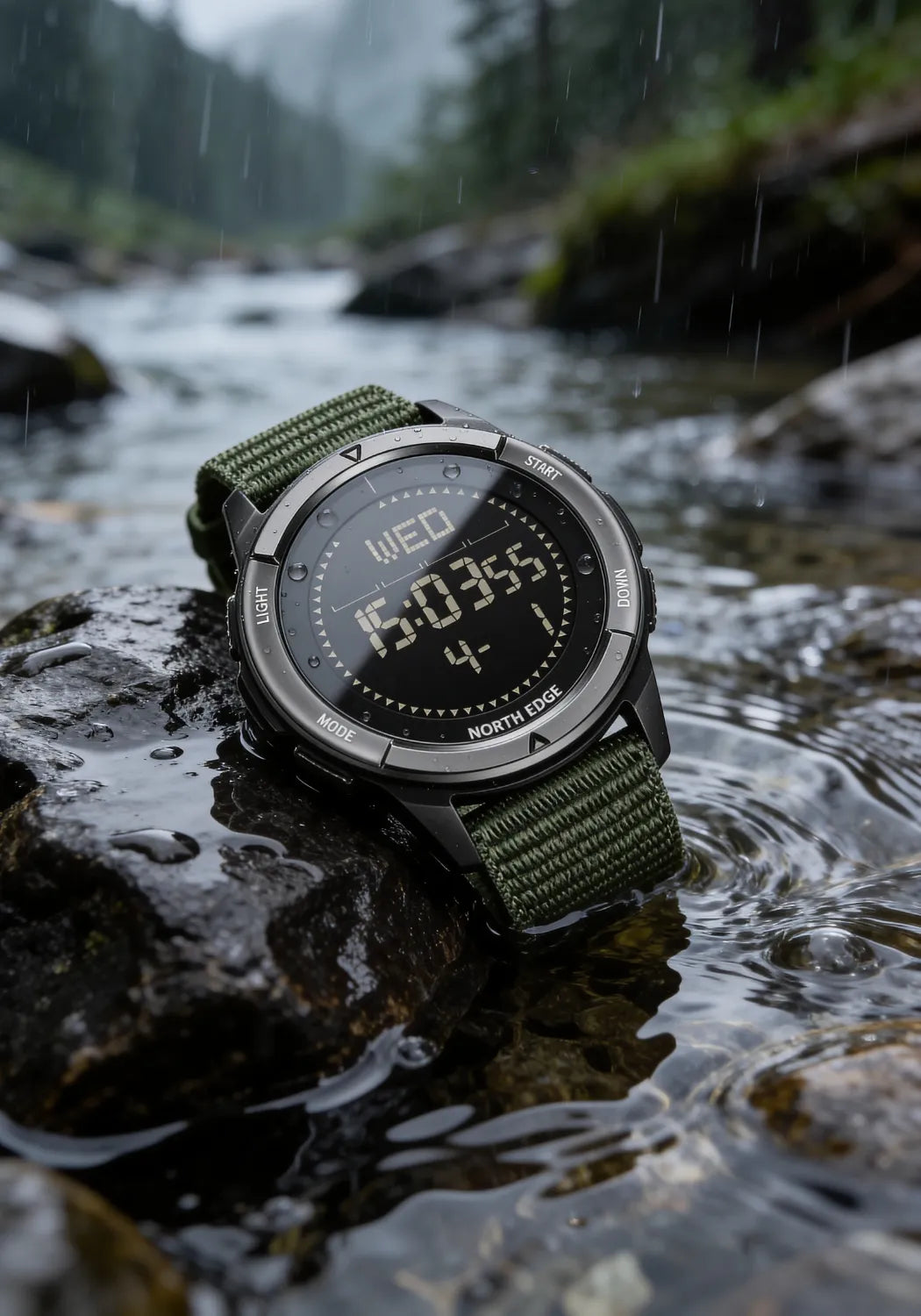 Relógio North Edge Alps - Militar Verde — foto 6