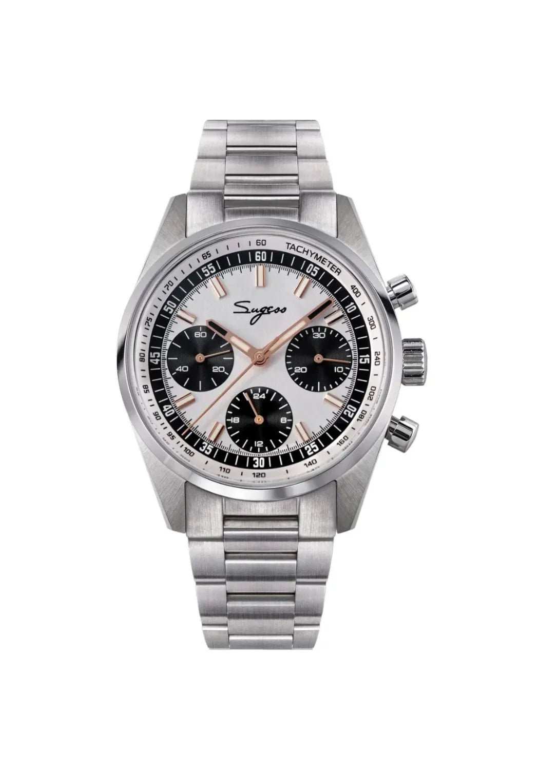 Relógio Sugess Grand Tourer Noble Panda Cronógrafo Mecânico Masculino