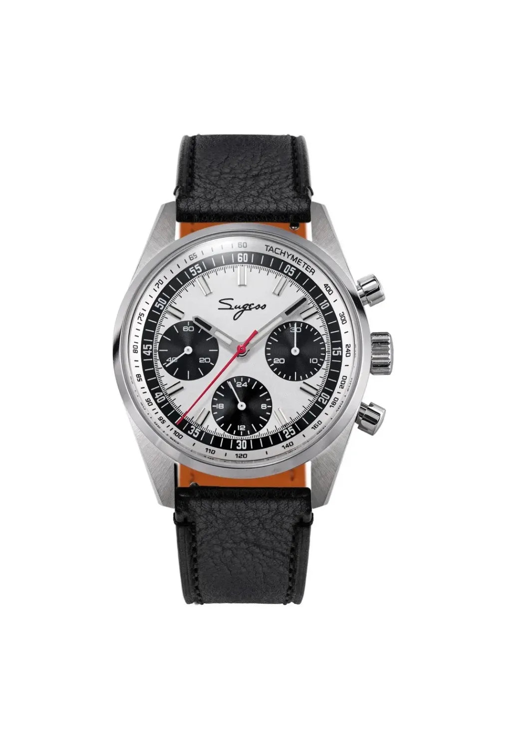 Relógio Sugess Grand Tourer Panda Noir Cronógrafo Mecânico Masculino