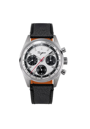 Relógio Sugess Grand Tourer Panda Noir Cronógrafo Mecânico Masculino